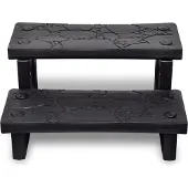 vidaXL "Winter Sale"Whirlpooltreppe Schwarz - Poolzubehör - clorisNeu4213724