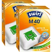 Melitta 2 x Swirl M 40 MP Plus AirSpace Staubsaugerbeutel Staubbeutel Microvlies