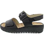 Waldlaufer H-Willow NAPPA Sandale Schwarz in Gr. 38