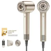 MOVA SHINE 20 Haartrockner Silber – Profi Föhn, KI Thermostat-Technologie, gleichmäßige Wärme, schnelle Trocknung & Multi-Styling