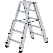 Proregal Stufen-Stehleiter treppengängig 2x5 Stufen
