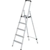 Proregal ML Stufen-Stehleiter einseitig begehbar 5 Stufen