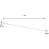 LINDBY Stromschiene Lumaro, weiß, Alu, Länge 103 cm