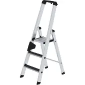 Proregal Stufen-Stehleiter einseitig begehbar mit clip-step R13 3 Stufen