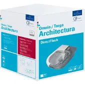 Villeroy & Boch Omnia architectura Tiefsplklosett wasserrandlos Combi-Pack 370x503mm Weiß Alpin ceramicplus - 5684HRR1