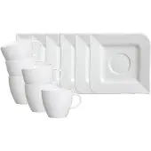Ritzenhoff & Breker Melodie Espressotasse mit Untertasse 80 ml 6er Set