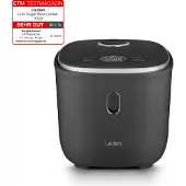 Lauben Low Sugar Rice Cooker 3000AT, Reiskocher, 3 l Inhalt, 6 Automatikprogramme, manuelle Einstellungen, Antihaft-Keramikoberfläche, Schwarz