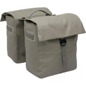 New Looxs Fahrradkorb, doppelter Korb, Leeds Double MIK 2.0 - 38 Liter - 33 x 18 x 38 cm (2 Stück) - Tortora