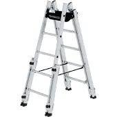 Proregal Sprossen-Stehleiter treppengängig 2x5 Sprossen