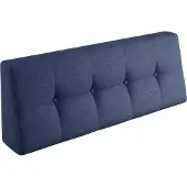 Sunnypillow Palettenkissen Verona Rückenkissen 120x40x20/10cm Cobalt