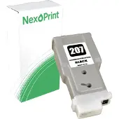 NexoPrint Druckerpatrone kompatibel zu Canon PFI-207BK 8789B001 schwarz imagePROGRAF IPF 785 MFP IPF 785 M 40 IPF 785 IPF 780 MFP IPF 780 M 40