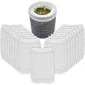 Spetebo Skimmer Socke 20er Set - 22x13 cm / weiß