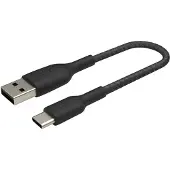 Belkin CAB002BT0MBK, 0,15 m, USB A, USB C, Schwarz