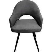 HTI Stuhl Laredo im modernen Retro-Stil, bequem gepolstert, 58 cm breit, 85 cm hoch