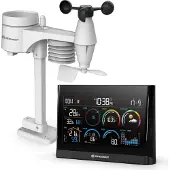 Bresser Komfort Profi Wetterstation Funk mit 5 in 1 Außensensor
