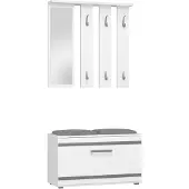 Top E Shop Topeshop GAR OPAL BIEL, Weiß, 1 Tür(en), Drehtür
