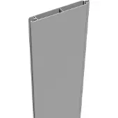 GROEN & JANSSEN Einzelprofil GroJa Lumino 180 x 15 cm silbergrau