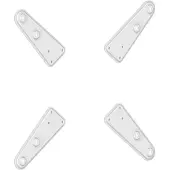 PureLink PureMounts - Universeller VESA Vergrößerer PM-ADAPT-DW von 200x200 auf 300x200 bis 400x400 (4-teilig) weiß