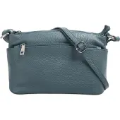 Cluty Umhängetasche echt Leder, Made in Italy