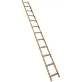 Euroline Holz/Alu Dachdeckerleiter 12 Sprossen