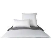 JOOP! Mako-Satin Bettwäsche-Garnitur 4040 Micro Pattern 150x220cm, Farbe haselnuss