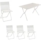 Lafuma Balcony Balkonmöbel-Set 5tlg. Batyline/Stahl 4 Personen