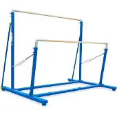 Bänfer Stufenbarren Super, höhenverstellbar 120-260 cm, breitenverstellbar 53-115 cm, mit Rollvorrichtung