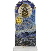 Goebel Van Gogh "Sternennacht" (Tischuhr, Glas)