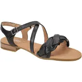 Gabor RHODOS Damen Sandalette - Riemchen Sandalen schwarz Elegant