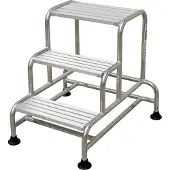 Facal Aluminium Trittleiter Plano, 3 Stufen, Plattformhöhe 75 cm, Arbeitshöhe 270 cm