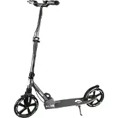 Best Sporting Cityroller "City-Scooter silber grau mit Handbremse"