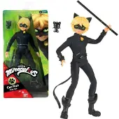 Bandai Muñeca Bandai Miraculous Marienkäfer Katze Noir 26cm