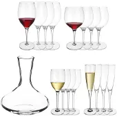 Villeroy & Boch Gläser-Set "Karaffe und Gläserset Maxima 17er Set transparent" Spülmaschinengeeignet