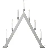 Star Trading Lichterbogen ,Vind, 7-flammig, Holz, beige