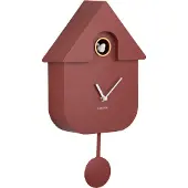 Karlsson - Kuckucksuhr Modern Cuckoo - Rot - 8.5x21.5x41cm