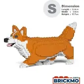 Jekca Bricks Welsh Corgi 04-M01 ST19WC04-M01