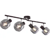 Globo Lighting Strahler Metall bronzefarben, 4x E14