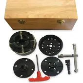 Holzstar Vier-Backenfutter M33 x 3,5, Profi-Set, 5931054