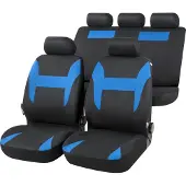 CarComfort Autositzbezug Nampa Komplettset blau, 13423
