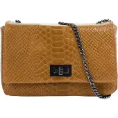 Cluty Umhängetasche Damen cognac
