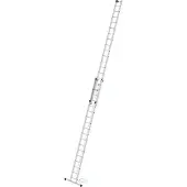 Proregal Sprossen-Seilzugleiter 2-teilig mit Standard-Traverse 2x18 Sprossen