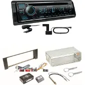 Kenwood KDC-BT760DAB Bluetooth DAB USB Einbauset für Audi A4 B6 B7