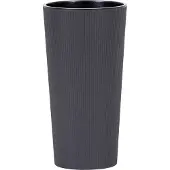 Siena Garden Pflanzgefäß LOCON STRIPE anthrazit Steifenoptik, 30 cm