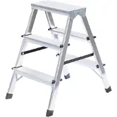 Proregal Haushaltsleiter beidseitig begehbar 2x3 Stufen