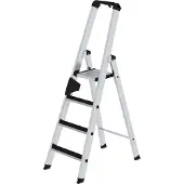 MUNK Günzburger Steigtechnik Stufen-Stehleiter einseitig begehbar mit clip-step 4 Stufen - 041504