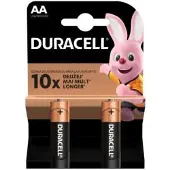 Office Bateria alkaliczna, AA (LR6), AA, 1.5V, Duracell, blistr, 2-pack, 42301, Basic