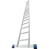 Krause Alu-Anlegeleiter Stabilo, 20 Sprossen, mit Traverse