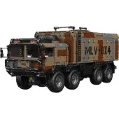 Mould King 8x4 RC Raketen-LKW Militär Tarnung 20044