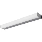 LINDBY Philippa Square Wandleuchte L59 Chrome - , PHILIPPA, Metallisch, für Badezimmer, Metall, Modern