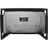Axi Lionel Fußballtor klappbar 90 x 60 cm in Anthrazit für den Garten | Fussball Tornetz aus Metall mit Bodenverankerung | Fußball Tor für Kinder & Erwachsene